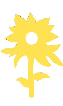 eine Sonnenblume ersetzt das i in Coaching
